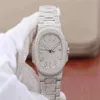 N Platinum امرأة مصممة فاخرة الساعات 5719 10G-010 WATKSES Diamond Watch Montre de Luxe Montres de Luxe Pour Femm232M