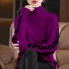 Maglioni da donna Moda casual Dolcevita Impiombato Maglione allentato Abbigliamento femminile 2022 Autunno Inverno Nuovo Tutto-fiammifero Pullover Maglioni coreaniL231004