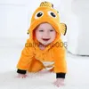 Ocasiões especiais Cosplay Roupas Bebê Romper Onesie Infantil Menino Menina Dos Desenhos Animados Nemo Bebê Onesie Ropa Bebe Macacão Onesie Inverno Roupa Macia Traje x1004