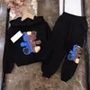 Ess designer barn hoodie kläder byxa set joggers tracksuit baby kläd pojkar flickor ytterkläder småbarn tröja huva barn spårar ovo hoodies