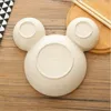 Bowls Kids Bowl Cartoon Mouse Lunch Box Baby Feeding Plastic Snack Plate Cutlery Cute Fruit Coconut
