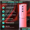 Benmassagerare Masr Matic Telescop Wearable Male Masturbator Justerbar Articate Arm Oral Anal Toys for Men Masturbation Cup Drop D DH0ZB