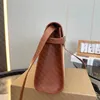 Bolsa de diseñador Bolsa para mujer Manhattan Bolso tejido de paja Moda Lujos Tote Crossbody Mens Cuero Bolsas de hombro cuadradas