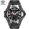 Smael Men Watches Fashion Sport Super Cool Quartz LED Digital Watch 50m防水腕前メンズクロックRelogio Masculino 2323F