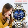 Lige Yeni Gül Altın Kadınlar İzle Business Quartz Watch Ladies En İyi Marka Lüks Kadın Bilek Saat Kız Saat Relogio Feminin 201123232b