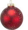 GG0839 Ornament, rood, 6 stuks, Kerstmis