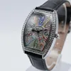 op Quartz Leer Mode Vrouwen Diamanten Horloges Casual Digitale Vrouwen Jurk Designer Horloge Hele Dames Geschenken Watch2725