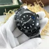 BBG Factory Automatyczne mechaniczne mariner 40 mm zegarek szafir szklany ceramiczny ramka data 904 stal nierdzewna All Black Style 116610 M259O