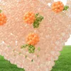 Kvällspåsar Clear Crystal Girl DIY Pär med vävd handväska Retro Orange Soda Bag For Women 2022 Handmade Gift Lady5949557