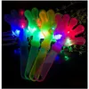 LED Rave Toy Light Up Hand Clapper Concert Party Bar Supples Novelty Flashing S Palm Slapper Kids Electronic Drop Delivery ToysGIFDHHHA