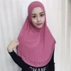 무슬림 머리 스카프를 입을 준비가 히잡 인스턴트 라인 스톤 al-Amira 무슬림 숄 이슬람 헤드 밴드 헤드 워프 201224291I