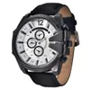 Armbanduhren 2021 Herrenuhren Top-Marke XI Lederband Mode Luxus Big Face Casual Quarz-Armbanduhr Reloj Hombre Grande Mod262Z