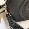 Luxuriöse Designer-Soho-Disco-Kamera-Einkaufstasche für Damen, Marmont-Handtasche, Herren-Schulter-Crossbody-Damentaschen, Clutch-Tasche, Stuff-Säcke, serielle Metallquasten-Kameratasche, Geldbörse