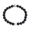 Bracelet en pierre naturelle perlée pour hommes et femmes, avec deux perles, bijoux de poignet à la mode, livraison directe, Dhgarden Dh05F