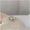 Cluster Ringen 2022 Vintage Sier Kleur Spiraal Voor Vrouwen Mode Boutique Metaal Designer Sieraden Valentijnsdag Cadeau Groothandel Drop Delivery Dhvez