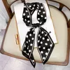 Simulazione di moda Sciarpa di seta Sciarpe primavera estate donna Stile coreano Cravatta Borsa Accessori decorativi per fascia