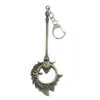 Keychains Alloy Magic Scepter Pendant Keychain Anime Props Charms Car Key Ring Student Backpack Fun Jewelry Gifts For Kids