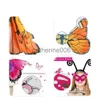 Occasions spéciales Costume de Cosplay d'aile de papillon coloré pour tout-petits, déguisement d'aile de fée pour enfants filles Halloween, Performance d'aile d'esprit d'ange x1004