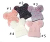 10pcs Winter spring BABY CHIRSTMAS Hats man Travel boy Fashion BOY Beanies Skullies Chapeu GIRL Caps Cotton Ski cap pink hat keep warm cap black grey Skull Caps