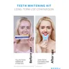 Kit de branqueamento de dentes com acelerador de luz azul led branqueador dental 100 conjuntos de entrega de gota saúde beleza oral dhcew