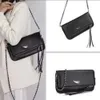 Designer Cowhide Zadig Voltaire Shoulder Crossbody Bag Familse Wing Pattern Women's Envelope Messenger Bag Luxury Handväska Fashion Nited Hobo Baguette Chain Purse