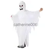 Ocasiões especiais crianças criança meninos assustador branco fantasma trajes robe capuz espírito halloween purim festa carnaval role play cosplay vestir-se x1004