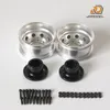 Jdm1: 14 Trailer Hub Metalen Wiel Drum Trailer Hub Voor Breed Wiel Voor Tamiya Rc Truck Trailer Kipper Voor Scania man Actros