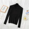 Women's Sweaters Korean Style Turn-Down Collar Women Sweater Female Long Sleeve Top Casual Pullover Knitted Sweaters Fall Clothes Sueter FemininoL231004