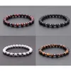 Kralen Natuurlijke Lava Steen Strengen Bedelarmbanden Handgemaakt Voor Mannen Vrouwen Yoga Sport Party Club Sieraden3822935 Drop Levering Sieraden Dhxyi