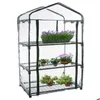 LEDストリング他の庭用品2/3/4/5ティアスモールグリーンハウス屋外植物Grogh Green House PVC ER透明なドロップ配信Lights DH30I