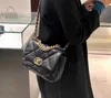 70 ٪ منفذ المصنع قبالة الجلود الأصلية صغيرة العطر Lingge حقيبة اليد متعددة الاستخدامات واحدة Crossbody سلسلة السحابة