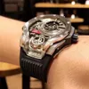 Fashion Sport Individual Domineering Luxury Men's Watches Rubber Band Quartz Wristwatches For Men Watch Calendar 220208218I