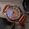 CURREN Top marque de luxe hommes montres hommes horloges Date Sport militaire horloge bracelet en cuir Quartz affaires hommes montre cadeau 8225 21040303J