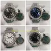 15 Color Real Po 904L Steel Expensive Watch Automatic Mens 41mm Date Black Green Blue White Grey Diamond Dial V12 Fluted Bezel 284B