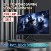 TUHUI 27 inch 23,8 inch 1080P HD Computer gebogen monitor LCD PC Gaming 75Hz Display Compatibel Office Desktop-scherm