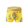 Calzoncillos de gran tamaño L-4XL Boxer hombres ropa interior para hombre algodón Cuecas Masculina hombre dragón impreso boxeadores transpirables Boxershorts197D