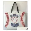 Sacs de plein air Sac de plage Sports Toile Softball Baseball Fourre-tout Football Shouder Girl Volleyball Totes Stockage Drop Livraison à l'extérieur Dheph