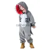 Särskilda tillfällen Småbarn Boys and Girls Shark Costume Children Mascot Hoodie Gray Shark Party Baby Girls Game Spela Costume Dance Costume X1004