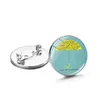 Pins Broches Chsxy arrivée drôle Himym broche broche jaune parapluie bleu corne française dessin animé motif verre gemme revers insignes goutte livraison Dh86M