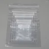 Gift Wrap 100Pcs Multisize Transparent Bag Reclosable Plastic Poly Cookie Candy Jewelry Packaging Bags