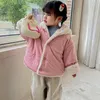 Daunenmantel Herbst Winter Kinder Oberbekleidung Baby Jungen Jacken Mädchen Cartoon Bär Mäntel Kleidung Verdickung Kinder Hoodies Jacke