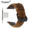 20mm 22mm 24mm 26mm Italien Echtes Leder Uhrenarmband für Panerai Luminor Radiomir Edelstahl Schnalle Armband Handschlaufe CJ13237