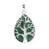 Pendentif Colliers En Gros À La Mode Naturel Malachite Charme Cristaux Guérison Pierres Précieuses Bijoux Drop Livraison Pendentifs Dhrth