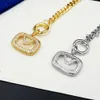 23ss Classic Necklace for women Fashion Diamond logo pendant necklace Including box Same series necklace bracelet earrings Preferred Gift