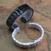 Watch Bands Watchbands 12mm 14mm 16mm 18mm 20mm 22mm White Pure Ceramic Band Strap Bracelets Ladys Belt Fashion Bright Accessories216D