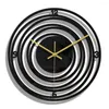 Wall Clocks CC301-320 Three-Dimensional Black Acrylic Round Digital Clock Home Decoration Simple Sticken Dining Room Decor