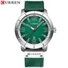 Ny 2019 Quartz Wrist Watch Men Watches Curren Top Brand Luxury Leather Wristwatch för manlig klocka Relogio Masculino Men Hodinky Q0326O