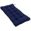 Pillow Comfortable Sitting Soft Thicken Outdoor Bench Non-slip Elastic Rectangle Shape Ideal For Garden Patio Furniture