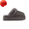 Tasman Chinelos de Pele de Castanha Slides de Pele de Carneiro Shearling Tazz New Mules Mulheres Homens Ultra Mini Bota Plataforma Slip-on Sapatos Camurça Conforto Superior 67h