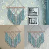 Tapisserier Macrame Large Wall Hanging - Wedding Backdrop Ombre Mural Dipdyed Yarn Tapestry